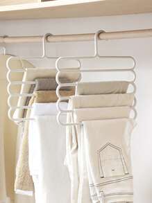 1 pieza Percha de pantalones portátil - Blanco - Ver 2