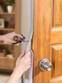 1pc PUR Gap Sealing Strip,Simple Grey Self-adhesive Sealant Tape For Sealing Windows/Doors Frame Side - Grey - View 3