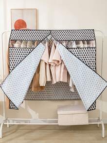 1 pieza Fundas de ropa a prueba de polvo - Blanco y Negro - Ver 2