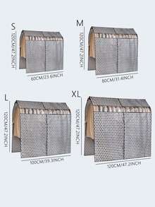 1 pieza Fundas de ropa a prueba de polvo - Blanco y Negro - Ver 3