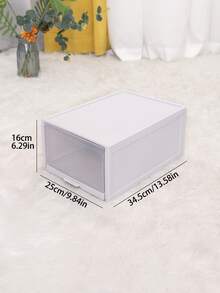 1入組抽屜設計鞋收納盒 - 灰色 - 查看 5