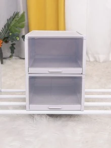 1入組抽屜設計鞋收納盒 - 灰色 - 查看 7