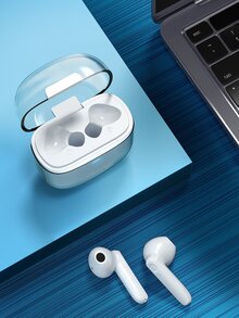 1入組字母圖案藍牙耳機