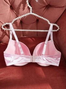 Plus Underwire Bra - Baby Pink - View 2