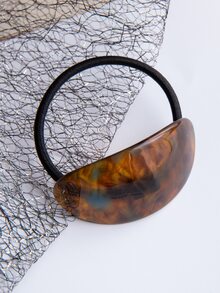 2 piezas Goma para pelo con diseño geométrico - Multicolor - Ver 3