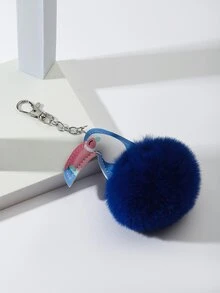 Cartoon Bird & Pompom Decor Bag Charm - Multicolor - View 4