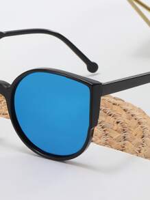 貓眼墨鏡 - 藍色 - 查看 3