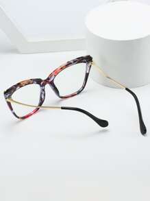 Gafas con patrón de dibujo ojo de gato - Multicolor - Ver 2