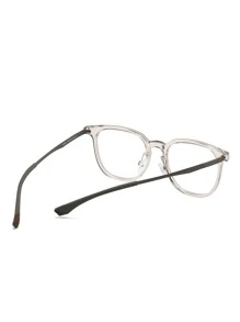 方形框架眼鏡 - 淺灰色 - 查看 2