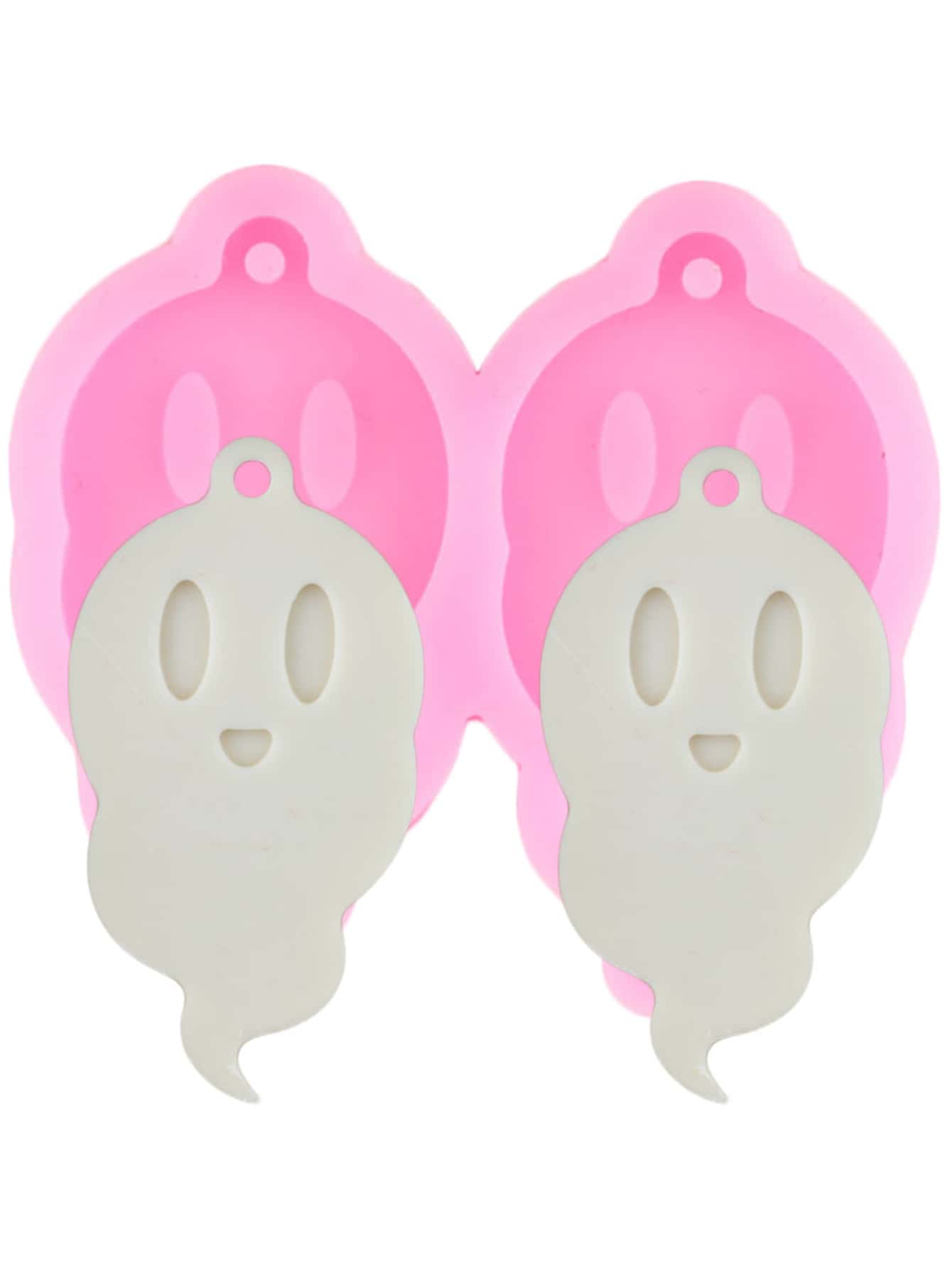 1 pieza Molde de silicona de bricolaje fantasma - Rosa - Ver 1