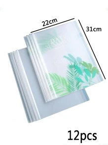 12 piezas Abrazadera de barra de tracción con patrón de planta - Verde - Ver 6