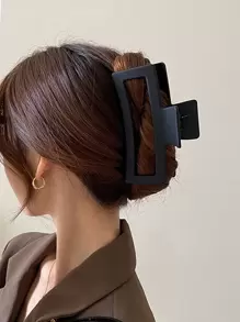 Garra de pelo cuadrado - Negro - Ver 1