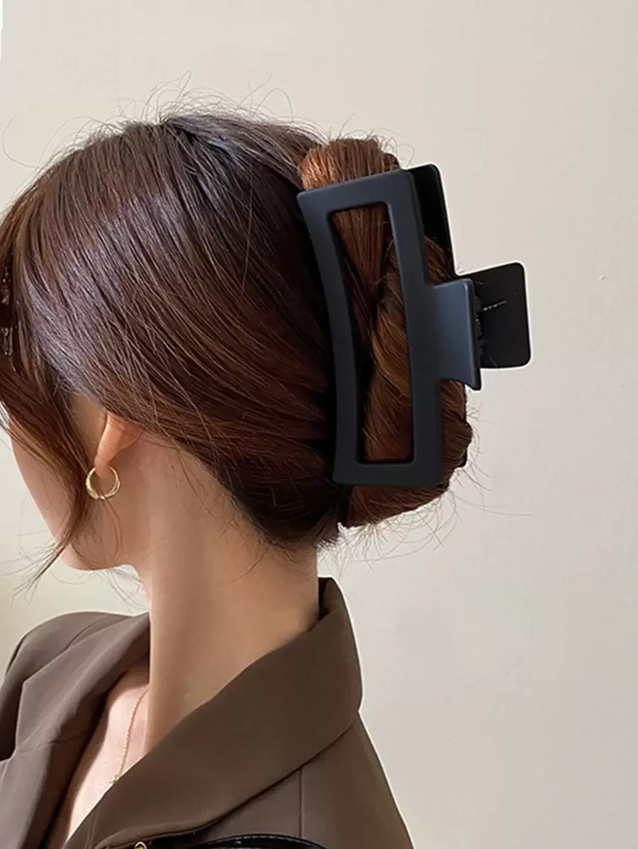 Garra de pelo cuadrado - Negro - Ver 1