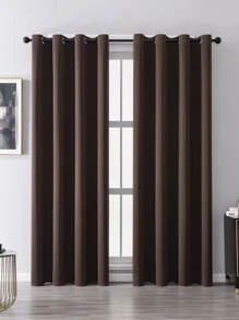 Solid Single Panel Blackout Curtain