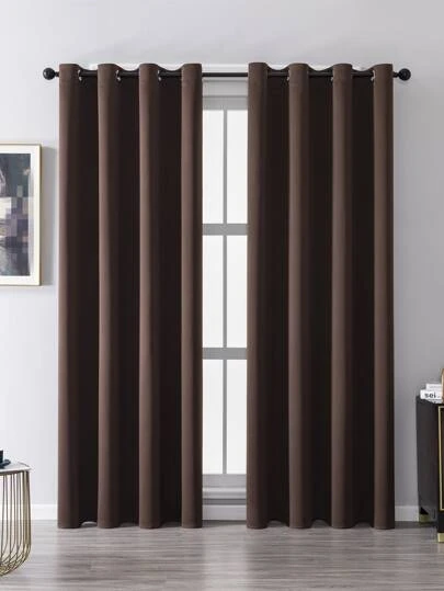 Solid Single Panel Blackout Curtain