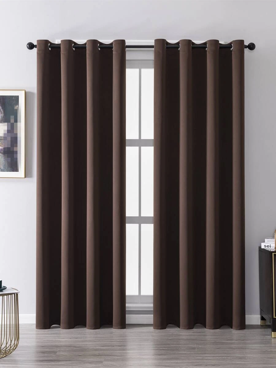 Solid Single Panel Blackout Curtain