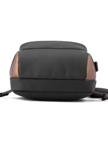 Men's Multi-Sport Anti-Theft Adjustable Shoulder Messenger Bag Chest Bag Fanny Pack Crossbody Bag Sling Bag For Travel Work Holiday Essentials Lightweight Anti Theft Going Out With Adjustable Strap Gift For Men Nylon Minimalist Outdoor Dad Gifts Father Gifts Men Gifts Present Valentines Gifts College Bag Fathers Day Gifts Summer - Black - View 3