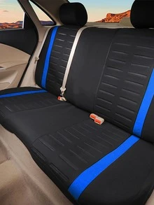 9pcs Two Tone Car Seat Cover - Multicolor - View 2