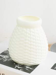 1pc Textured Plastic Vase