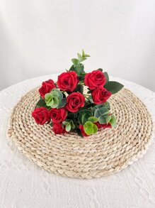 1支人造玫瑰 - 彩色 - 查看 3