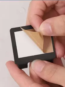 3pcs Bathroom Plastic Razor Holder, Storage Hook, Wall Men Shaving Shaver Shelf, Punch Free Razor Rack, Accessories Organization - Black - View 2