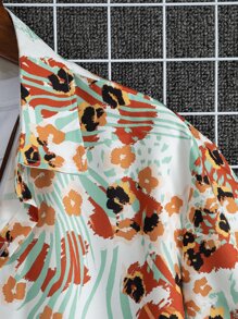 Manfinity Men Graphic Print Shirt Without Tee - Multicolor - View 4