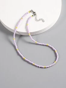 Vòng cổ đính cườm tối giản - Nhiều màu - Xem 2