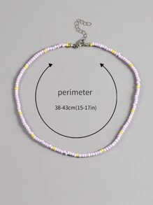 Vòng cổ đính cườm tối giản - Nhiều màu - Xem 4