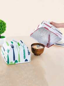 1pc Random Pattern Food Cover - Multicolor - View 4