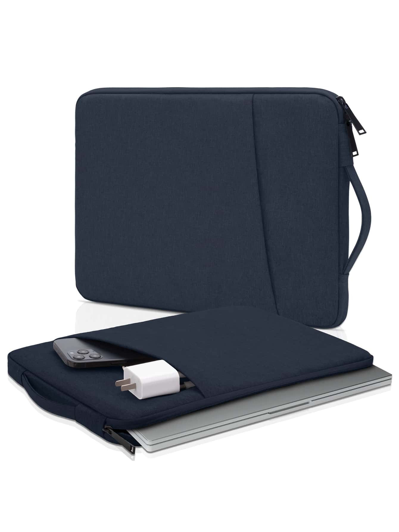 1pc 13.3 Inch Plain Waterproof Laptop Bag Compatible With iPad