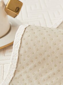 Geometric Jacquard Sofa Towel - White - View 6