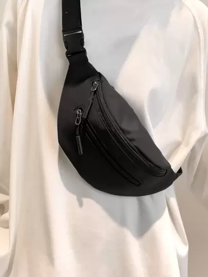 Män Dragkedja fram Midjeväska Bröstväska Fanny Pack Crossbody-väska Slingväska För resor Arbete Sport Semester Essentials Lättvikt Stöldskydd Gå ut med justerbar rem Gåva Nylon Minimalistisk Utomhuspresent Alla hjärtans presenter Collegeväska Sommarväska För skola för pendling Tonåringar Freshmen Gymnasium Universitet Sovsal Praktisk Multi -Funktionella Studentpresenter Höst Jul Bältesväska Resväska Sling Bag Vinter Julklappar Bum Bag Thanksgiving Presents For Men Väska För män