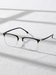 男士方框眼鏡透明眼鏡 - 彩色 - 查看 2