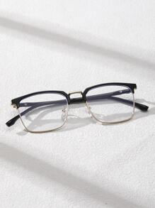 男士方框眼鏡透明眼鏡 - 彩色 - 查看 5