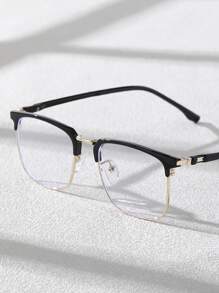 男士方框眼鏡透明眼鏡 - 彩色 - 查看 8