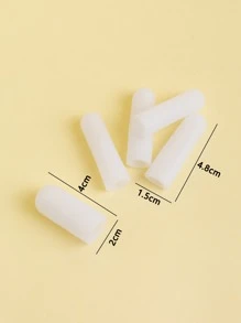 5pcs Anti-wear Gel Finger Protector Finger Cots Silicone Finger Cover Cap Gel Finger Sleeves Finger Support For Trigger Finger And Fingertips Protection - White - View 4