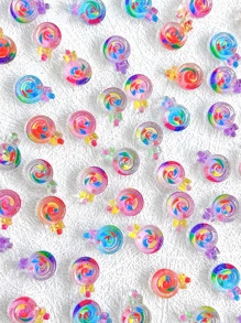 20 cái Trang trí móng tay nghệ thuật thiết kế Lollipop - Nhiều màu - Xem 4