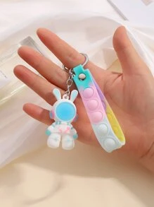 卡通兔子吊飾鑰匙圈