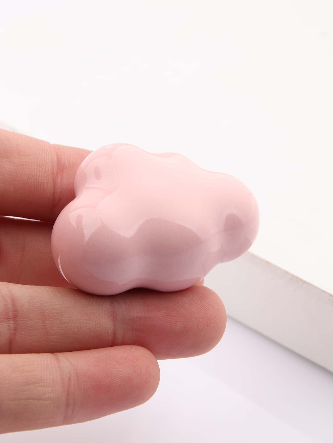 ลูกบิดลิ้นชัก การออกแบบ เมฆ - สีชมพู - ดู 5