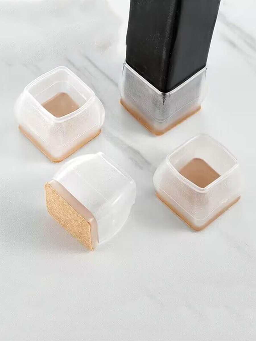 4pcs Clear Table Leg Pad