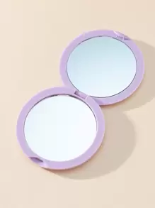 Foldable Pocket Makeup Mirror, 1pc Plain Round Double-Sided Compact Cosmetic Mirror, Desktop Mirror, Portable Travel Mirror For Women & Girl, Gift For Women Mom Wife Sister Teen Girl Friend- Purple, Vanity Mirror, Small Mirror, Living Room Home Bedroom Bathroom House Decor, Travel Stuff, Wedding, Party, Birthday, Gifts For Men Mom Dad Best Friends Teacher, New Years, Accessories, Funny Gift, Makeup, Cheap, Vanity, Bedroom, Makeup Accessories, Mirror, Vanity Mirror, Cheap, Stocking Stuffers, Makeup, Makeup Tools, Cheap Stuff, Gifts, Gifts Christmas Gifts - Purple - View 4