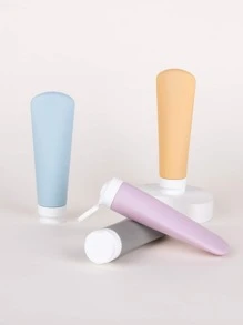 4入組60毫升旅行分裝瓶用於洗漱用品旅行瓶套裝用於液體4種顏色，防漏可擠壓旅行配件適用於洗髮水、護髮素、乳液、沐浴露不含BPA - 彩色 - 查看 2