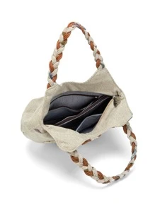 迷你編織細節水桶包 - 彩色 - 查看 4