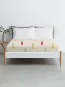 Pineapple & Polka Dot Pattern Fitted Sheet