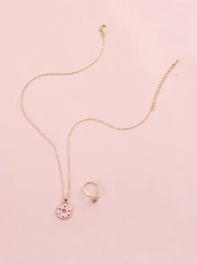 Chicas 2 piezas Set joya dónut - Multicolor - Ver 1