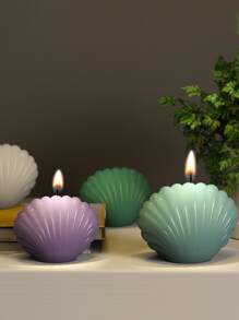 1 Máy Tính 3D Đại Dương Vỏ Nến Khuôn, Tự Làm Thạch Cao Thủ Công Khuôn Mẫu, Trang Trí Nhà Cửa Thủ Công Khuôn, Nến Handmade Làm Vật Dụng, Quà Tặng Handmade - trắng - Xem 1