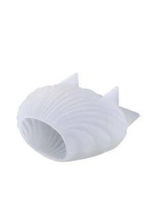 1 Máy Tính 3D Đại Dương Vỏ Nến Khuôn, Tự Làm Thạch Cao Thủ Công Khuôn Mẫu, Trang Trí Nhà Cửa Thủ Công Khuôn, Nến Handmade Làm Vật Dụng, Quà Tặng Handmade - trắng - Xem 4