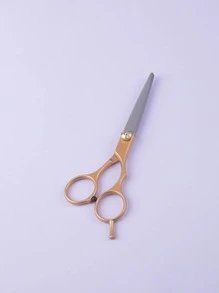 1入組專業美髮剪刀-不銹鋼理髮剪刀專業-6.4英寸總長度-男士和女士剃須刀邊緣理髮剪-高級理髮剪適用於沙龍和家庭使用黃色 - 黃色 - 查看 3