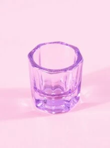 klimonla 1 chiếc cốc thủy tinh pha lê, bột acrylic dạng lỏng dùng cho nghệ thuật làm móng, cốc thủy tinh đựng dụng cụ làm móng, màu tím, đồ dùng làm móng, dụng cụ làm móng, dụng cụ làm móng, trở lại trường, móng tay, dụng cụ làm móng để ấn vào móng tay - Màu tím - Xem 6