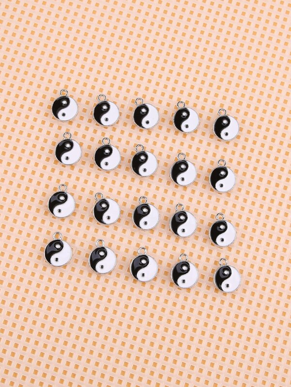 20pcs Yin & Yang DIY Pendant